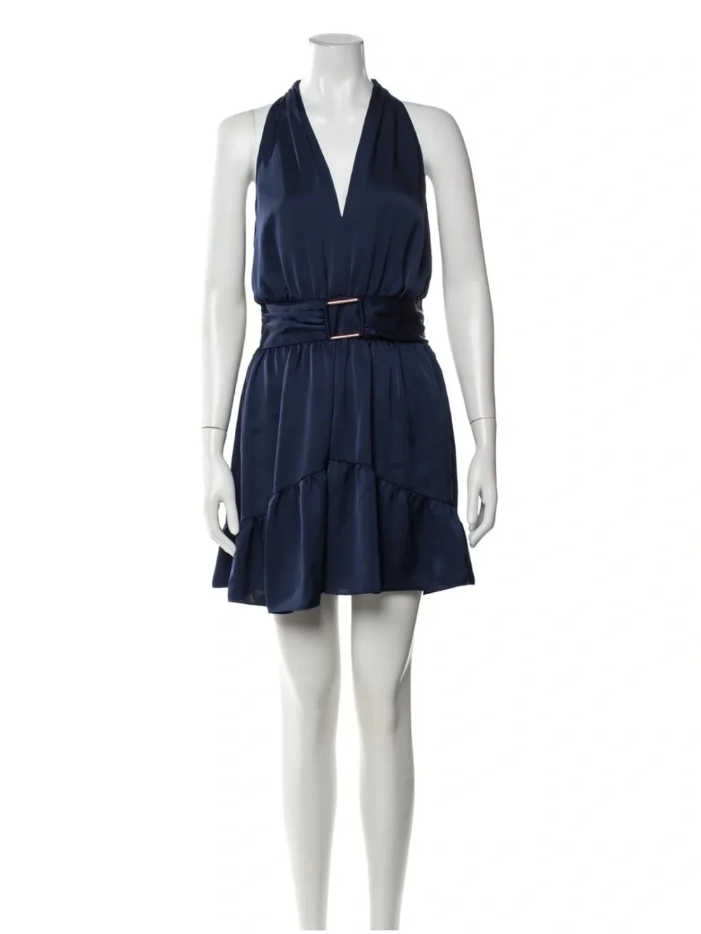 modern fit dress shirts MN-FS-PD25-228 Blue beaded flapper dress Size:20